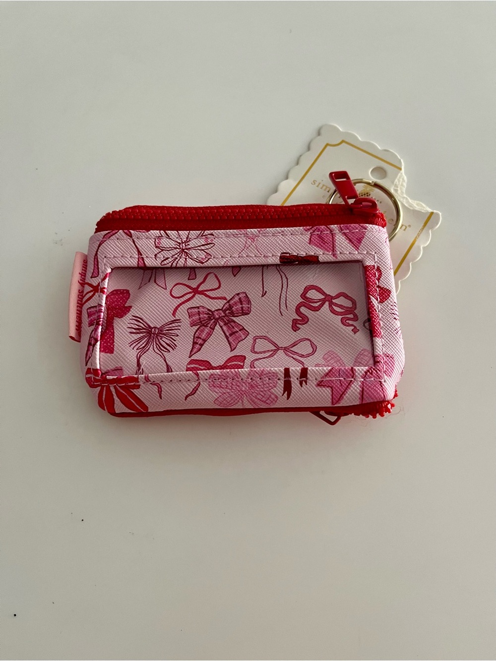 Simply Southern Pink Bow Wallet/Coin Purse NEW